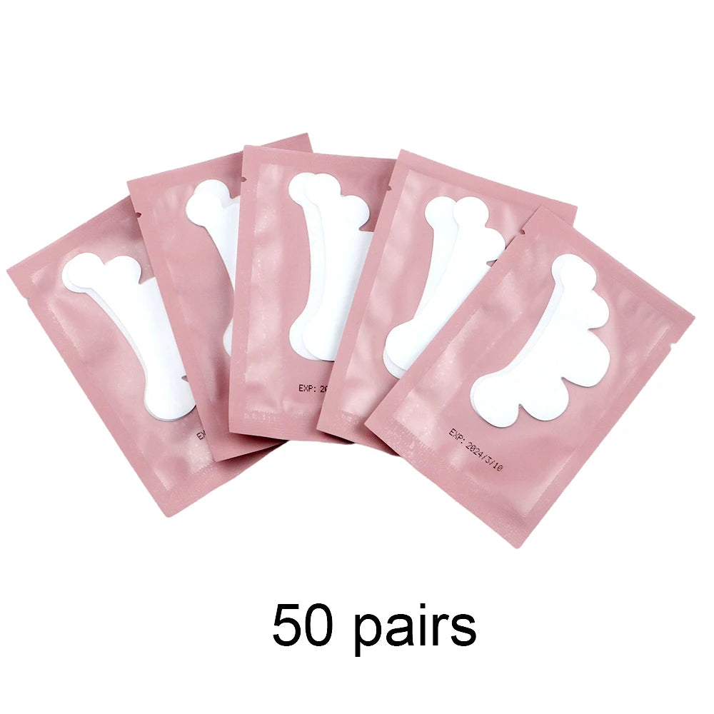 20/50 Pairs Hydrogel Lash Extension Patches | Under Eye Stickers for Grafting & Makeup | Eyelash Extension Tools