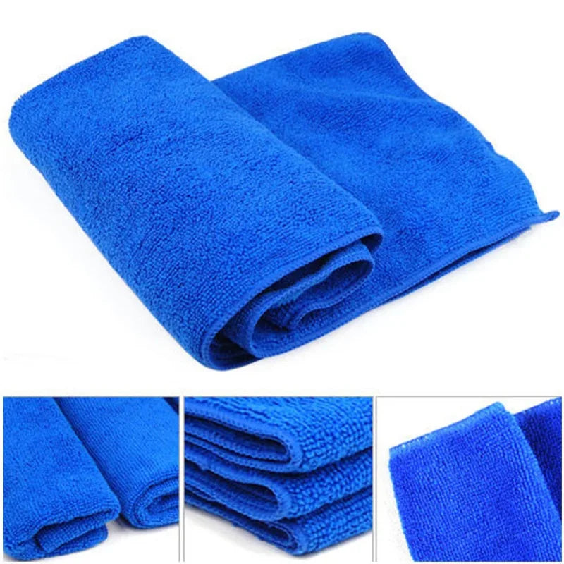 1-20PCS Microfiber Car Wash Towels – Drying, Detailing & Household Cleaning Cloths for Auto and Home