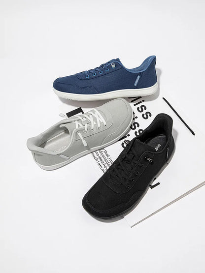 HOBIBEAR Unisex Barefoot Shoes – Adjustable Slip-On Minimalist Sneakers for Men & Women, Wide Toe, Lightweight Walking Shoes