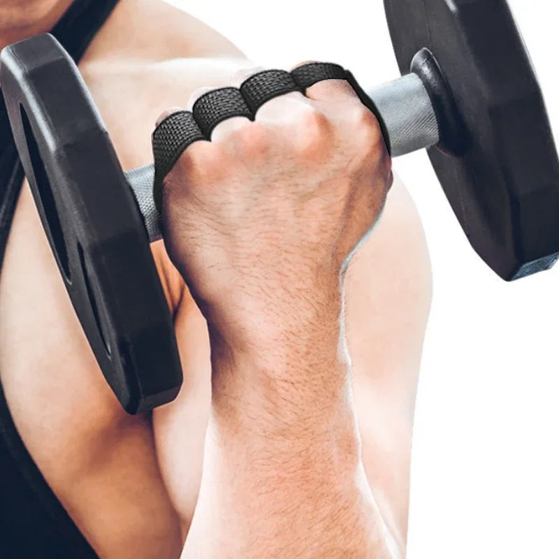 2PCS Neoprene Grip Pads – Weightlifting & Gym Workout Gloves for Powerlifting, Calisthenics, and Fitness Hand Protection