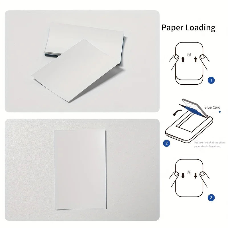 Original MT53 Self-adhesive Photo Paper - 2x3 Inch Sticky-Backed Paper ...