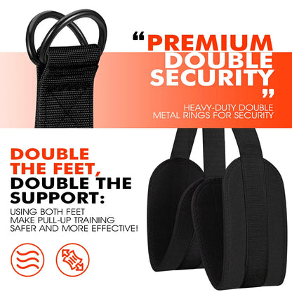 Assisted Pull-Up Bands 75-300LBS — Multifunctional Strength Training & High-Intensity Fitness Assist Belt