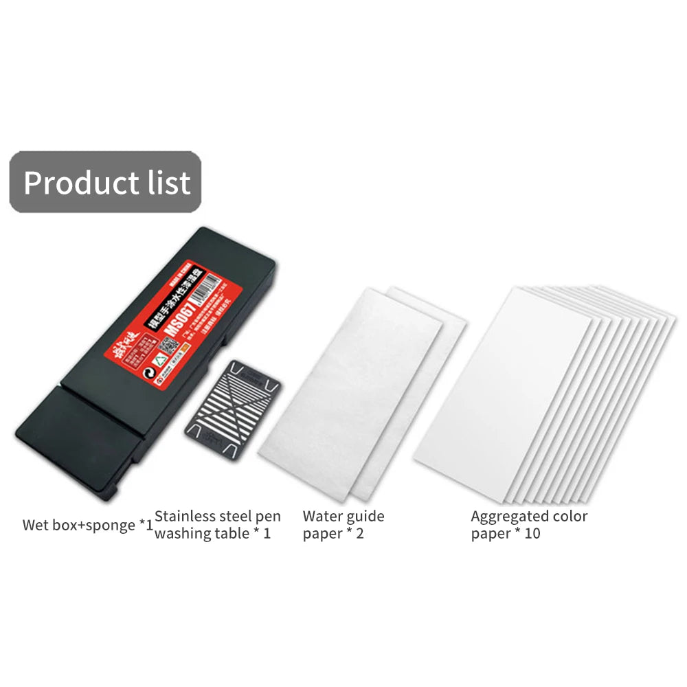 Portable Wet Palette for Acrylic Painting: Keeps Paint Wet for Miniatures & Models