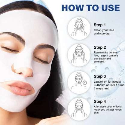 Deep Collagen Anti-Wrinkle Lifting Mask – Overnight Face Mask for Firming & Moisturizing (5 Pack)