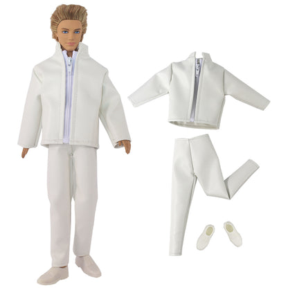 1 Set 12" Ken Doll Clothes — Leather Outfit with Multiple Styles to Choose From