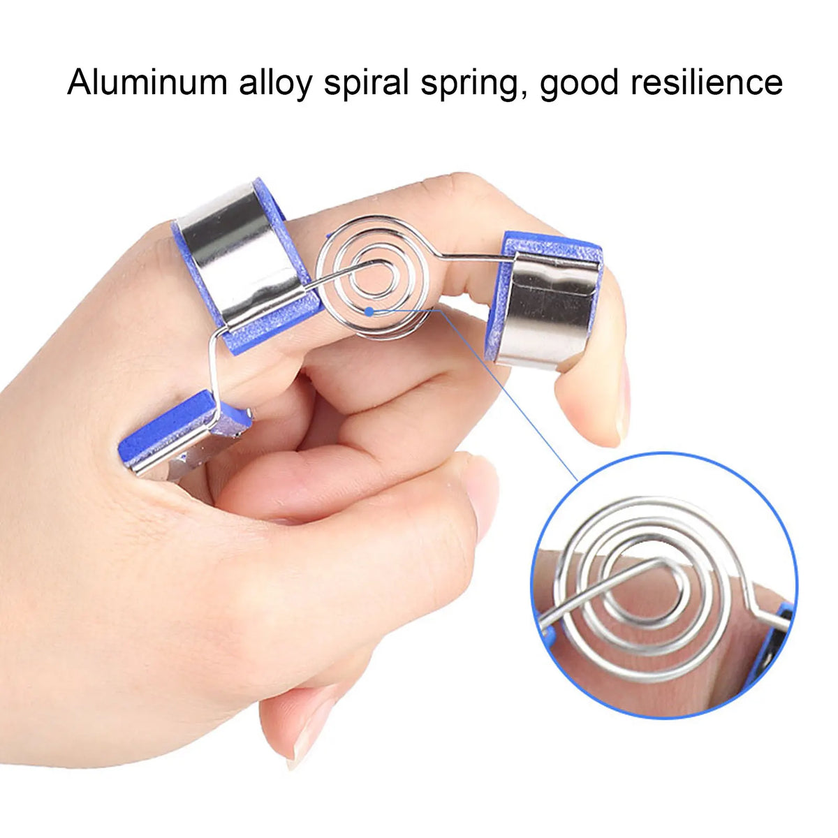 Spring Extension Splint Spring Finger Splint — Adjustable Extension Training Aid for Finger Sp ...