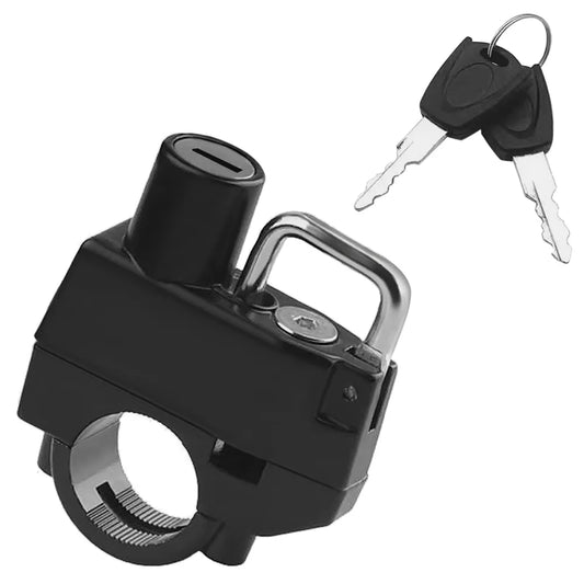 Secure Your Ride: Motorcycle Helmet Anti-Theft Lock with 2 Keys & Installation Tool - Bike Security Accessories
