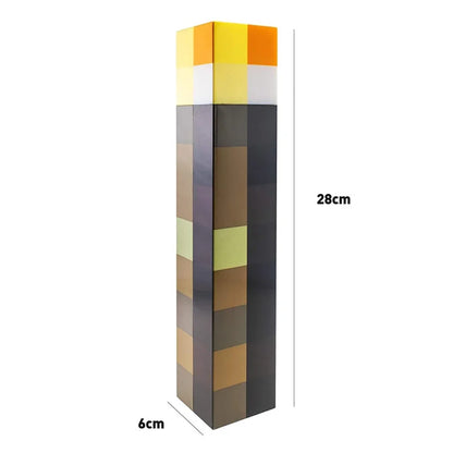 Brownstone Torch LED Night Light – USB Rechargeable Table Lamp for Game Room, Kids, and Festival Decor Gifts