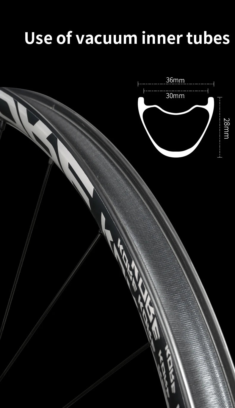 KORE MTB Carbon Wheelset – 27.5/29in Enduro & Downhill with 36T Ratchet HG Hub, BOOST, 28H, 30–36mm Width