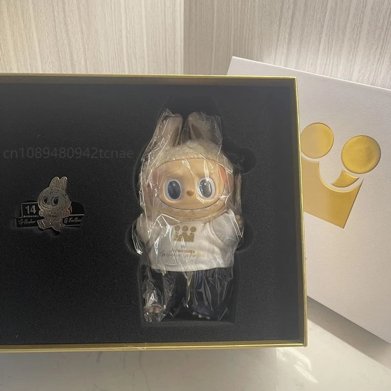 Labubu 14th Anniversary Limited Edition Gift Box – Replica Staff Badge Christmas Kids Toy