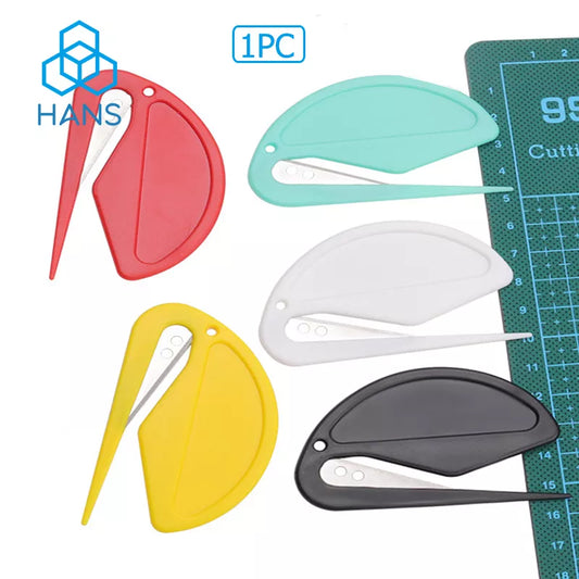 1 Piece Letter Opener - Razor Blade Envelope Mail Slitter, Safe Box Cutter for Home and Office Use