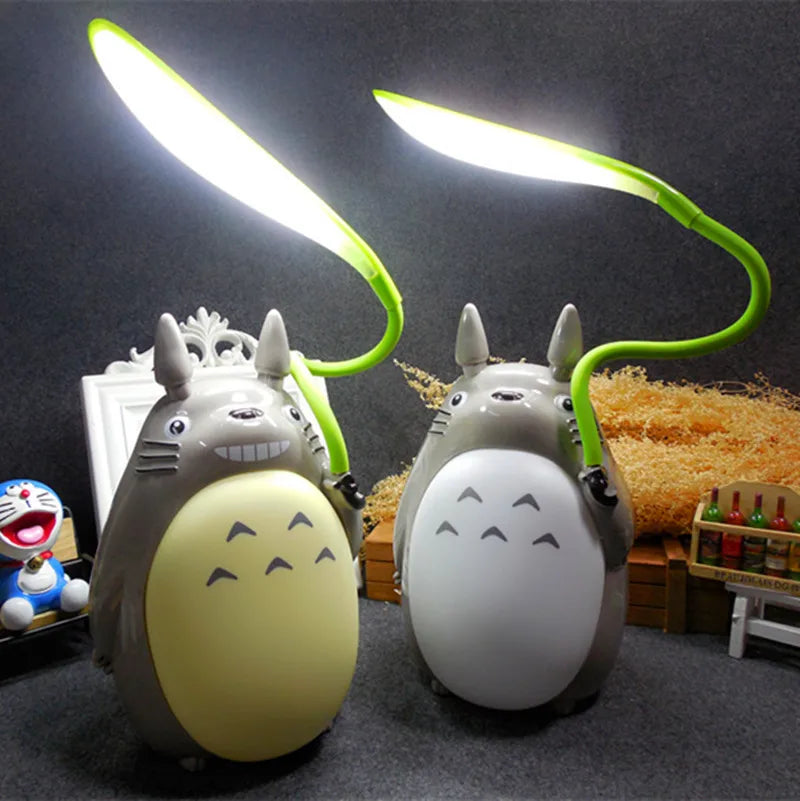 My Neighbor Totoro Cartoon LED Charging Night Light – Animal USB Table Lamp for Kids, Reading & Room Decor Gift