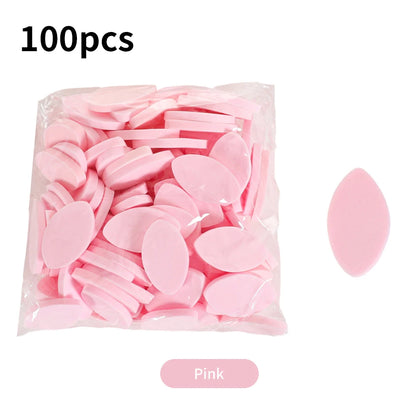 100pcs Soft Sponge Eyelash Pads – Reusable Lash Lifting & Eyelash Extension Practice Supplies