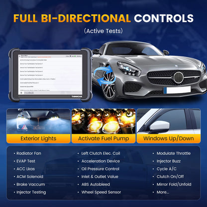 Global THINKCAR THINKSCAN 689BT OBD2 Diagnostic Tool – DOIP CANFD Bi-Directional ECU Coding with 34 Resets & Lifetime Free Updates
