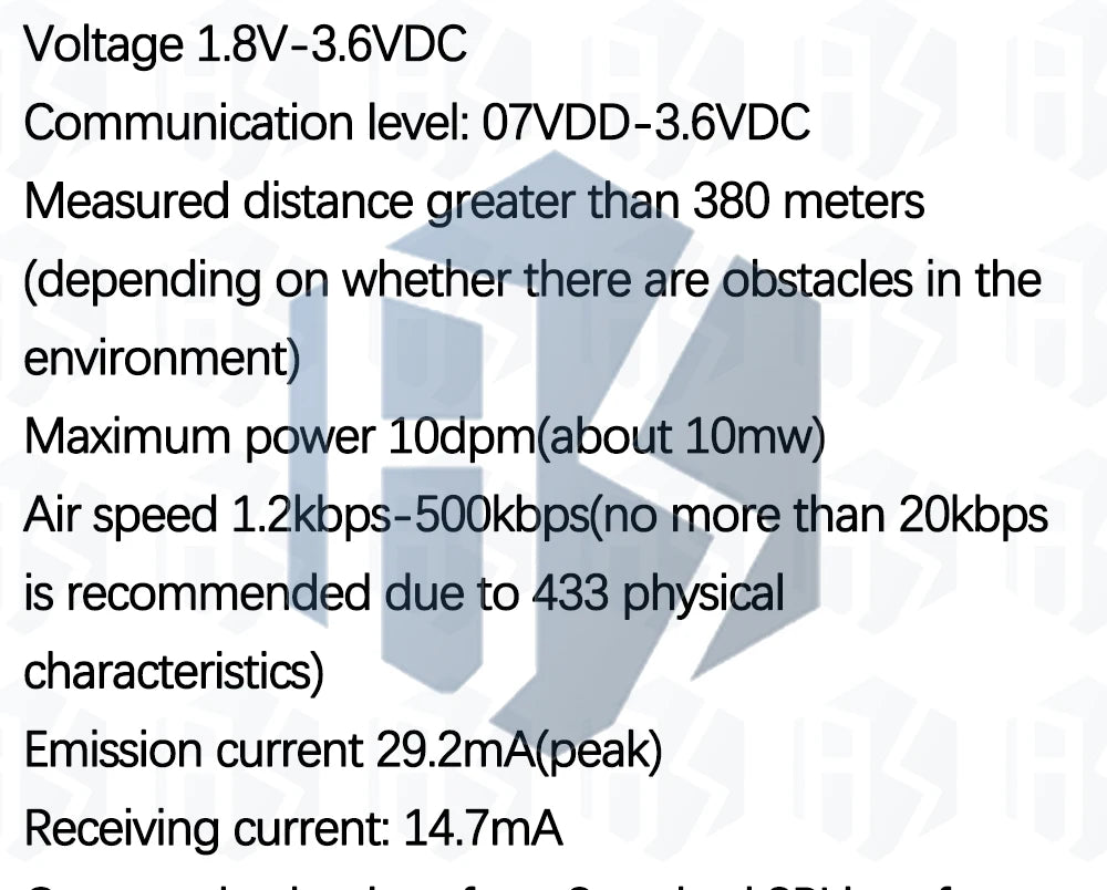 CC1101 Wireless Module - 10mW, 433MHZ/868MHZ, Long Distance Transmission 300-1000M with SMA Antenna, Wireless Transceiver
