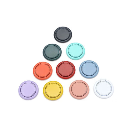 360° Rotating Finger Ring Holder Stand - Magnetic Car Mount & Universal Phone Back Sticker Pad Grip