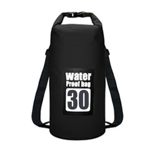 Outdoor PVC Waterproof Dry Bag – 5L/10L/15L/20L/30L Storage Sack for Canoe, Kayak, Rafting, Swimming & Travel