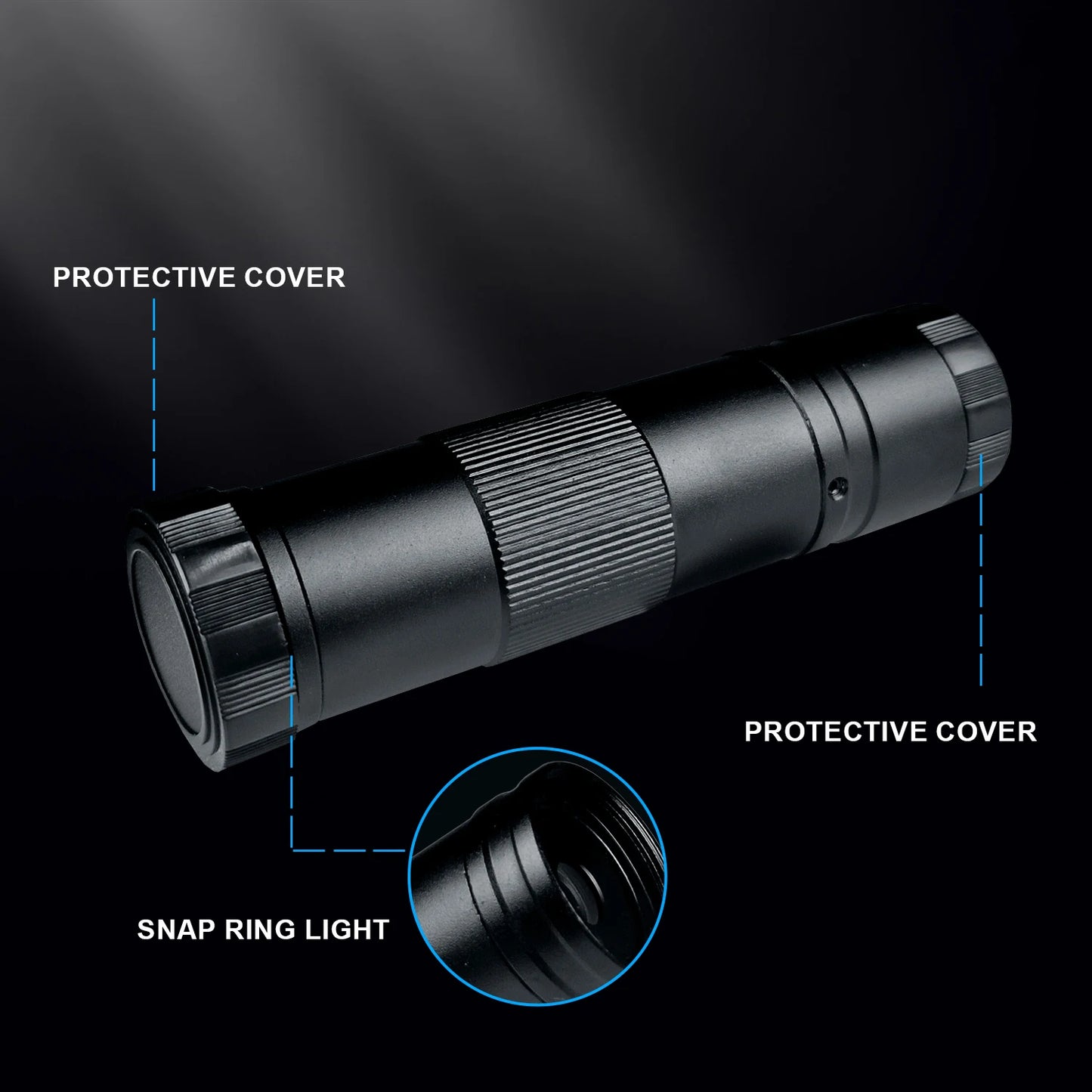 1-150X Zoom Lens Digital Microscope – 4K 48MP HD Industrial Camera with HDMI & Type C for Electronics Soldering