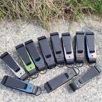 Compact Key Organizer – Minimalist Metal Key Holder for 2-6 Keys, Secure Keychain Case