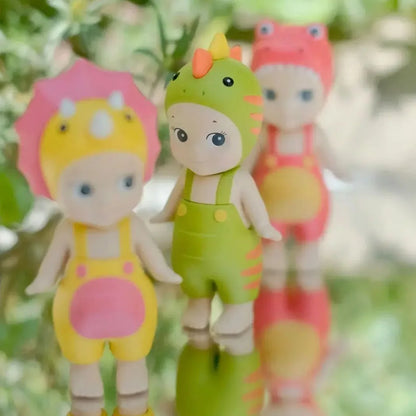 Sonny Angel Dinosaur Series – Cute Hippers Harvest Hippie Doll, Trendy Car Phone Ornament & Children's Toy Gift