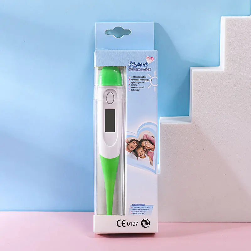Electronic Digital Thermometer Soft Tip for Home First Aid—Oral & Armp ...