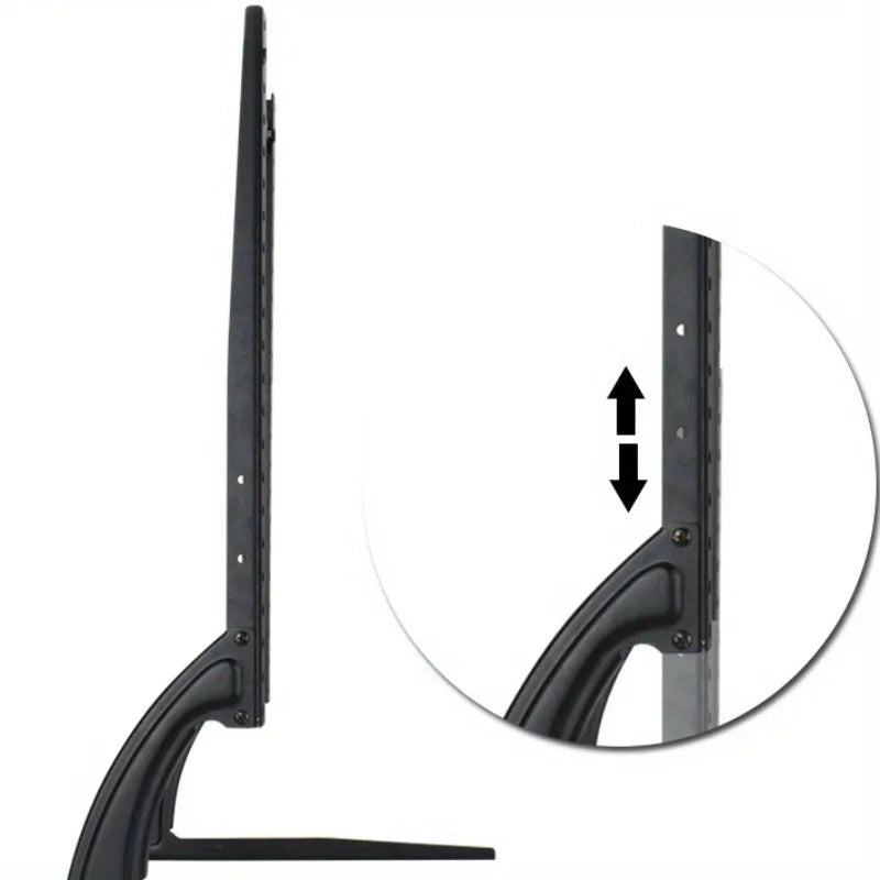Universal TV Stand – Height Adjustable Base for TVs up to 75", Max VESA 600x400mm, Holds up to 110lbs