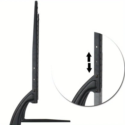 Universal TV Stand – Height Adjustable Base for TVs up to 75", Max VESA 600x400mm, Holds up to 110lbs