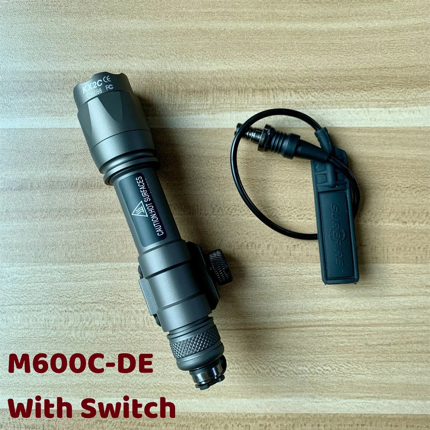 Tactical Surefire M300/M600B/M600C Gun Light – Rifle & Pistol Scout Flashlight, Picatinny Rail Mount, Hunting Torch