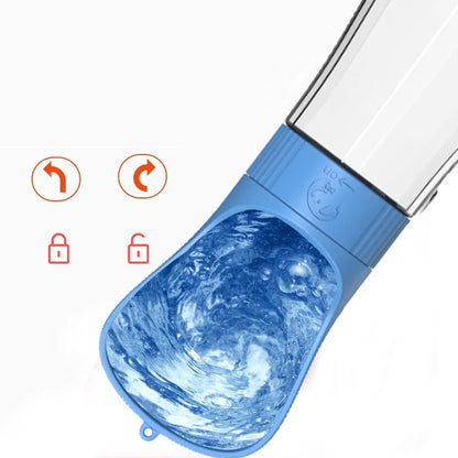 2-in-1 Portable Dog Water Bottle for Small and Large Dogs - Outdoor Walking Drinking Bowls, Pet Feeder for Puppy, Chihuahua Supplies