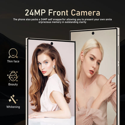 S25 Pro Android Smartphone – 6.8" Display, 8GB RAM + 256GB ROM, Dual SIM, 24MP+48MP Camera, 6000mAh Battery, Google Play Support