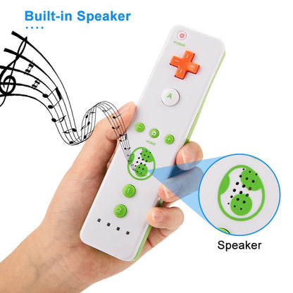 Wii Remote Controller Gamepad with Nunchuck Controller Set - Motion Plus Remote Controller for Nintendo Wii Games Control
