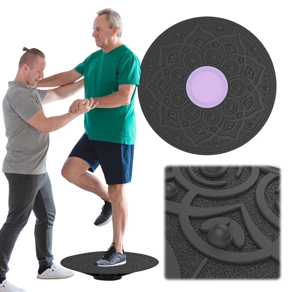 Wobble Balance Board — Non-Slip Portable Stability Trainer for Yoga, Swing & Full Body Exercise