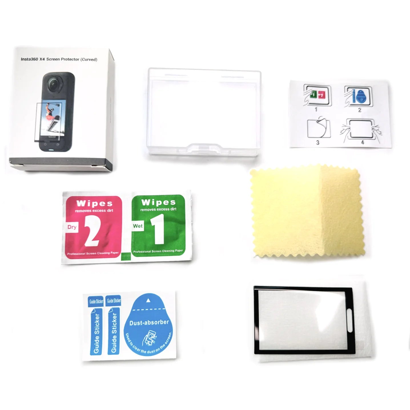 Insta360 X4 Premium Glass Lens Guard Protector for ONE X4 – Accessories for Insta360 ONE X4