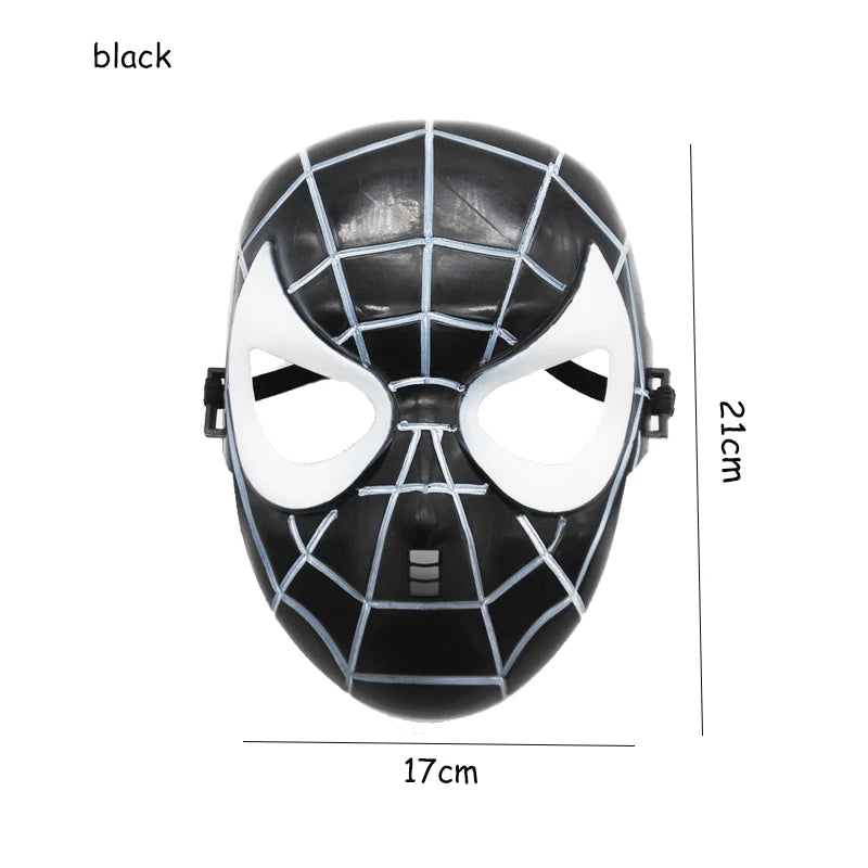 Children's Spiderman Cosplay Set - Red Cape, Mask, and Gloves for Super Hero Fun - Birthday Gift for Boys Aged 3-12