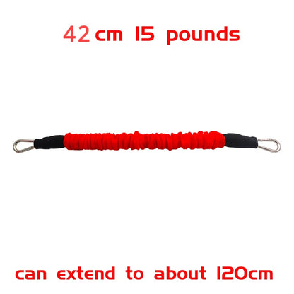 Thickened Latex Resistance Bands — 30/42/65/80cm Pull Rope for Gym, Fitness Training & Taekwondo (Customizable)