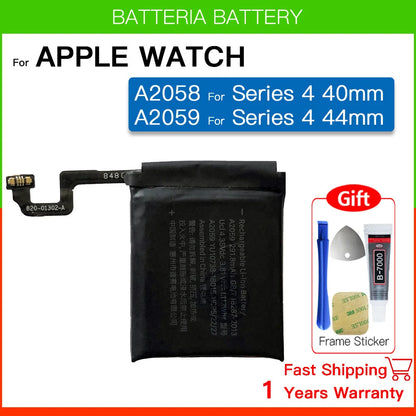 New Genuine Replacement Battery for Apple Watch Series SE 4/5/6 – 40mm/44mm, Includes Free Tools