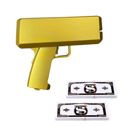 Money Shooting Gun Toy – Funny Party Game Pistol, Paper Banknote Shooter for Kids, Weddings, Birthdays & Party Fun