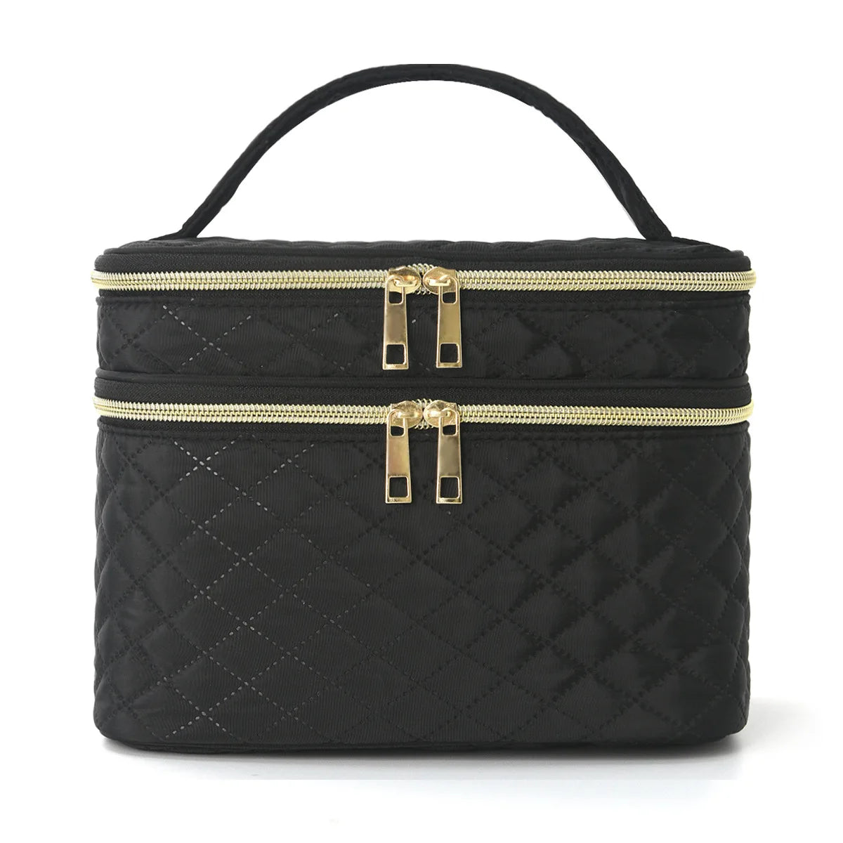 Nail Polish & Essential Oil Storage Bag – Portable Double-Layer Cosmetic Organizer with 30 Compartments