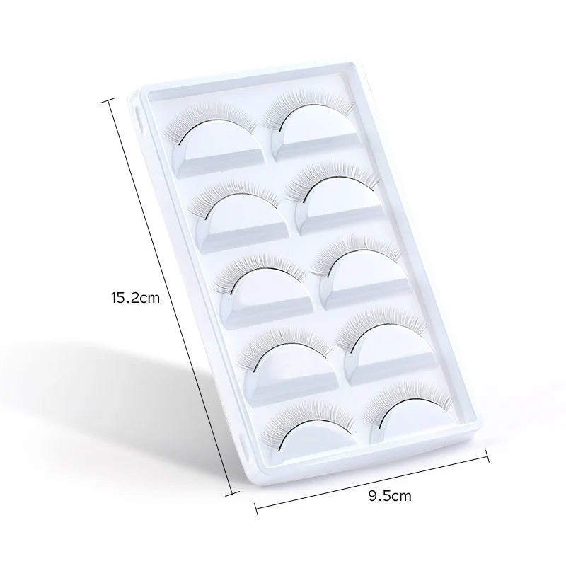 5/10/25 Pairs Training Eyelashes – Natural False Lashes for Beginner Eyelash Extension Practice