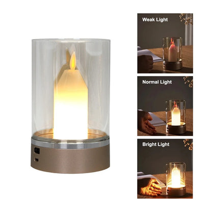 GGbingo LED Night Light – PIR Motion Sensor Candlelight with USB Charging & Auto Switch