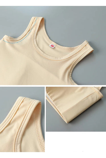 Women’s Flat Chest Binder – Bandage Pullover Corset Tank Top for Transgender, Lesbian & Transgender Underwear