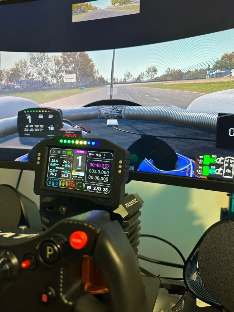 SimRuito 10.3-Inch Racing Dashboard - Sim Racing Steering Wheel Display for PC Speed and Car Data