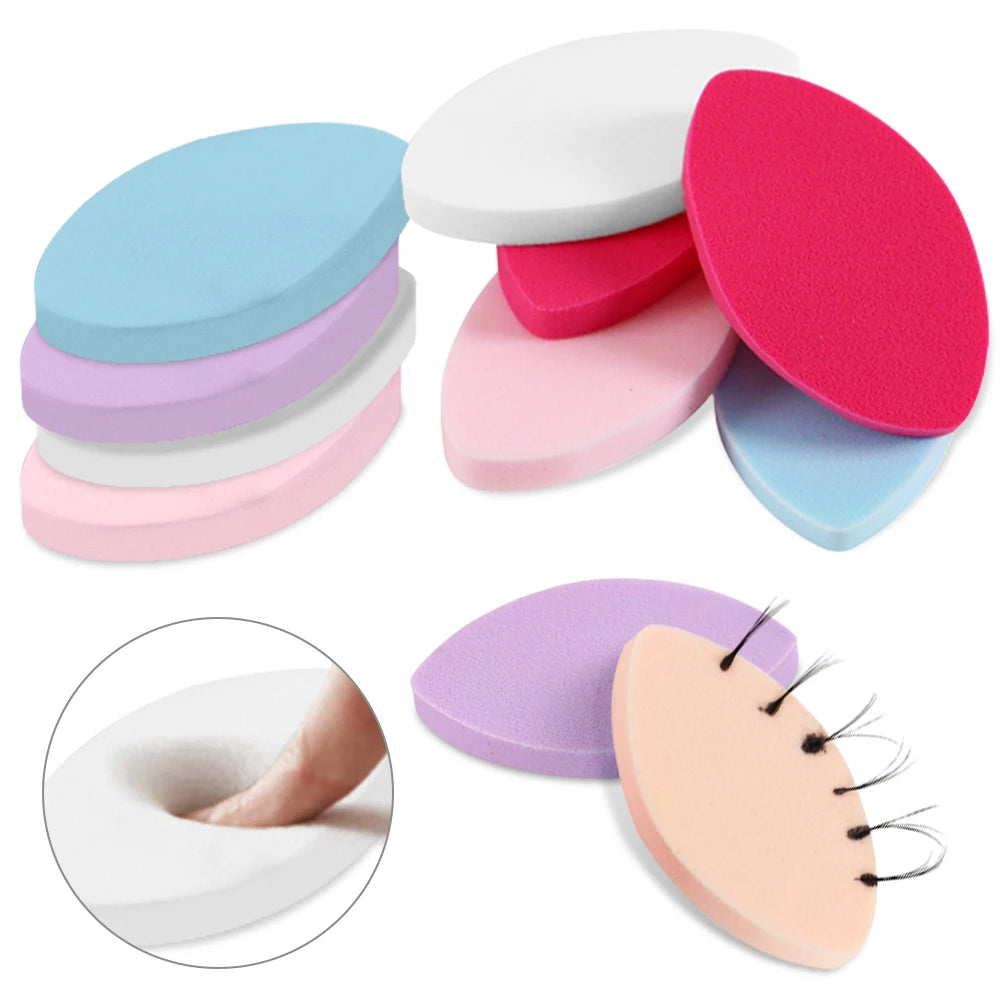 100pcs Soft Sponge Eyelash Pads – Reusable Lash Lifting & Eyelash Extension Practice Supplies