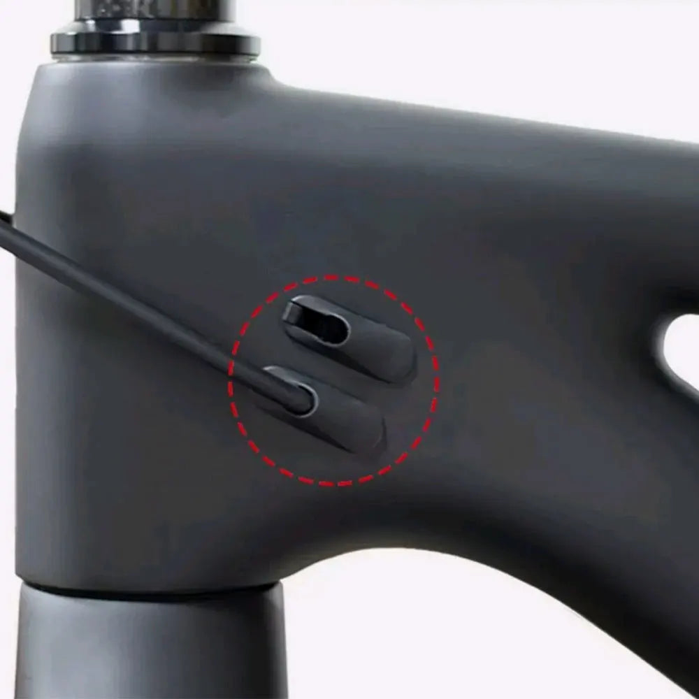 3x Bicycle Derailleur & Brake Cable Frame Plugs – Transmission Line Lead Loop for MTB & Road Bikes