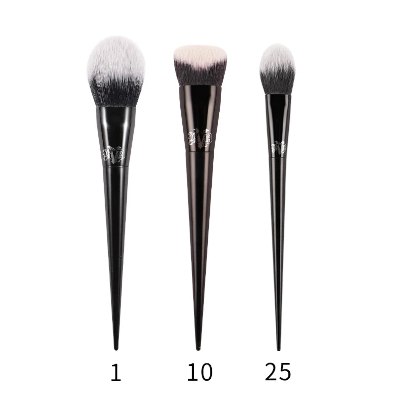 Kat Von D Makeup Brush Set – KVD Foundation, Blush, Highlight, Concealer, Powder & Eyeshadow Brushes Kit