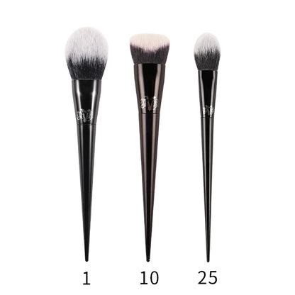 Kat Von D Makeup Brush Set – KVD Foundation, Blush, Highlight, Concealer, Powder & Eyeshadow Brushes Kit