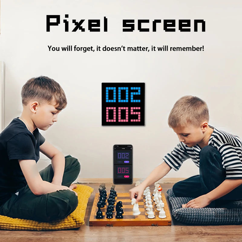 LED Pixel Display Night Light – APP Controlled Programmable Text & Animation DIY Lamp for Home, Bedroom, Game Room & Bar Decor