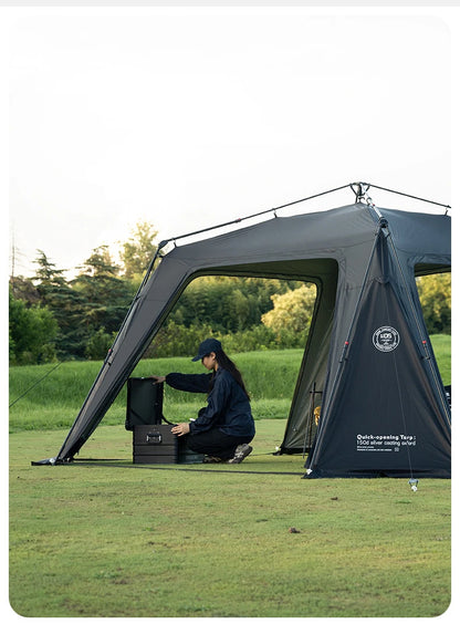 ShineTrip Oversized Dome Tent – Quick Setup, Waterproof & Sunproof Silver-Coated Canopy for Camping (05 Series)