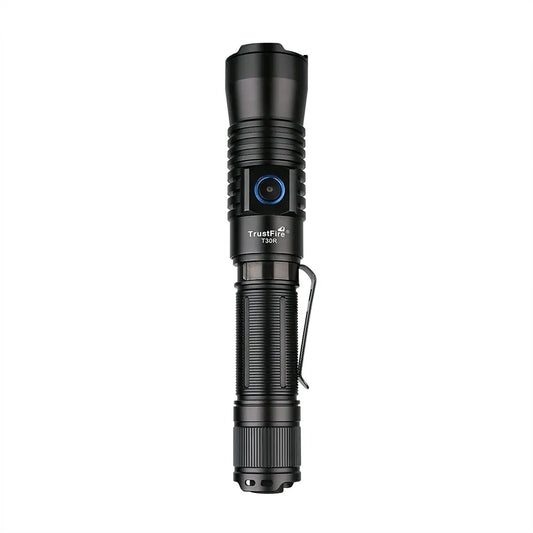 Trustfire T30R Tactical Flashlight – 460 Lumen High-Power LED USB Rechargeable Torch with 18650 Battery