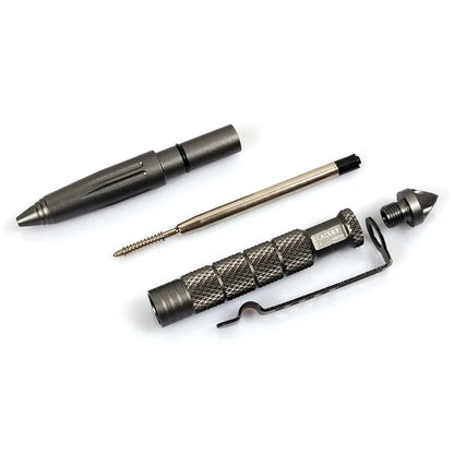 ZK20 Tactical Self-Defense Pen – Aluminum Anti-Slip Steel Glass Crusher, 1/4/8pcs Kit